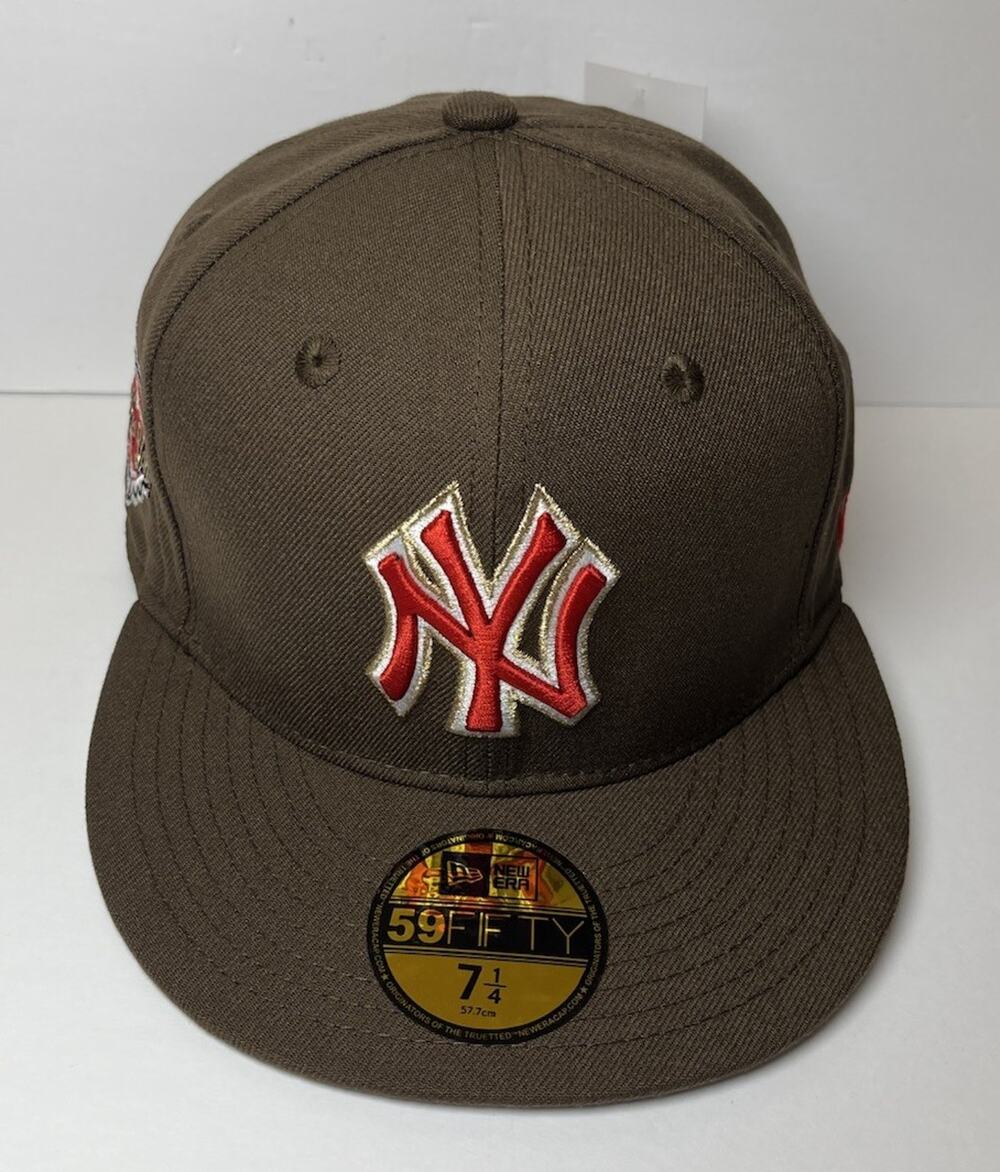 New Era 59FIFTY New York Yankees "Love From New York" Fitted Hat Brown 7 1/4 NWT